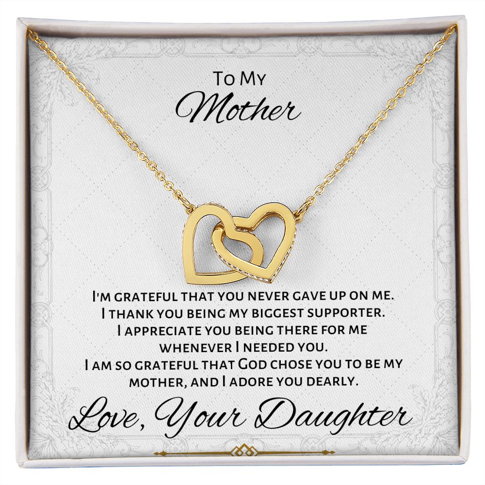 To My Mother - From Daughter Birthday Gift Special Occasion Christmas